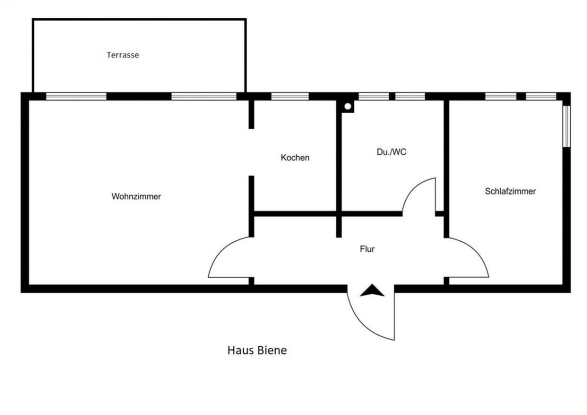 Ferienhaus Biene Am Siel Neufunnixsiel Eksteriør bilde